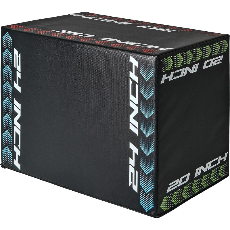 3‑in‑1 Adjustable Foam Plyometric Jump Box