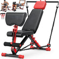Foldable Adjustable Multi‑Function Weight Bench