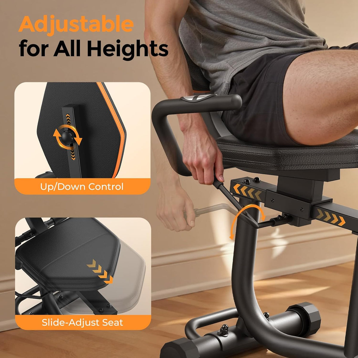 Magnetic Recumbent Exercise Bike with LCD Monitor