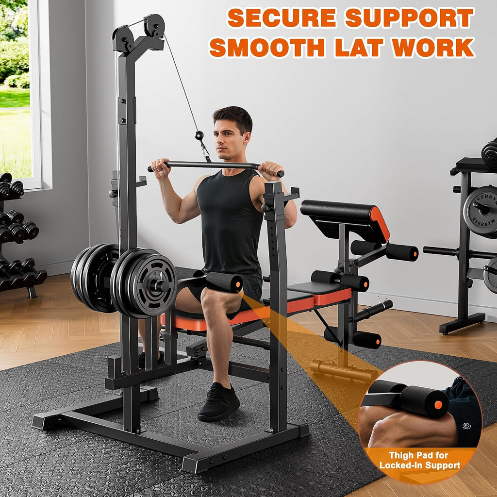 9‑in‑1 Multi‑Function Olympic Weight Bench Set
