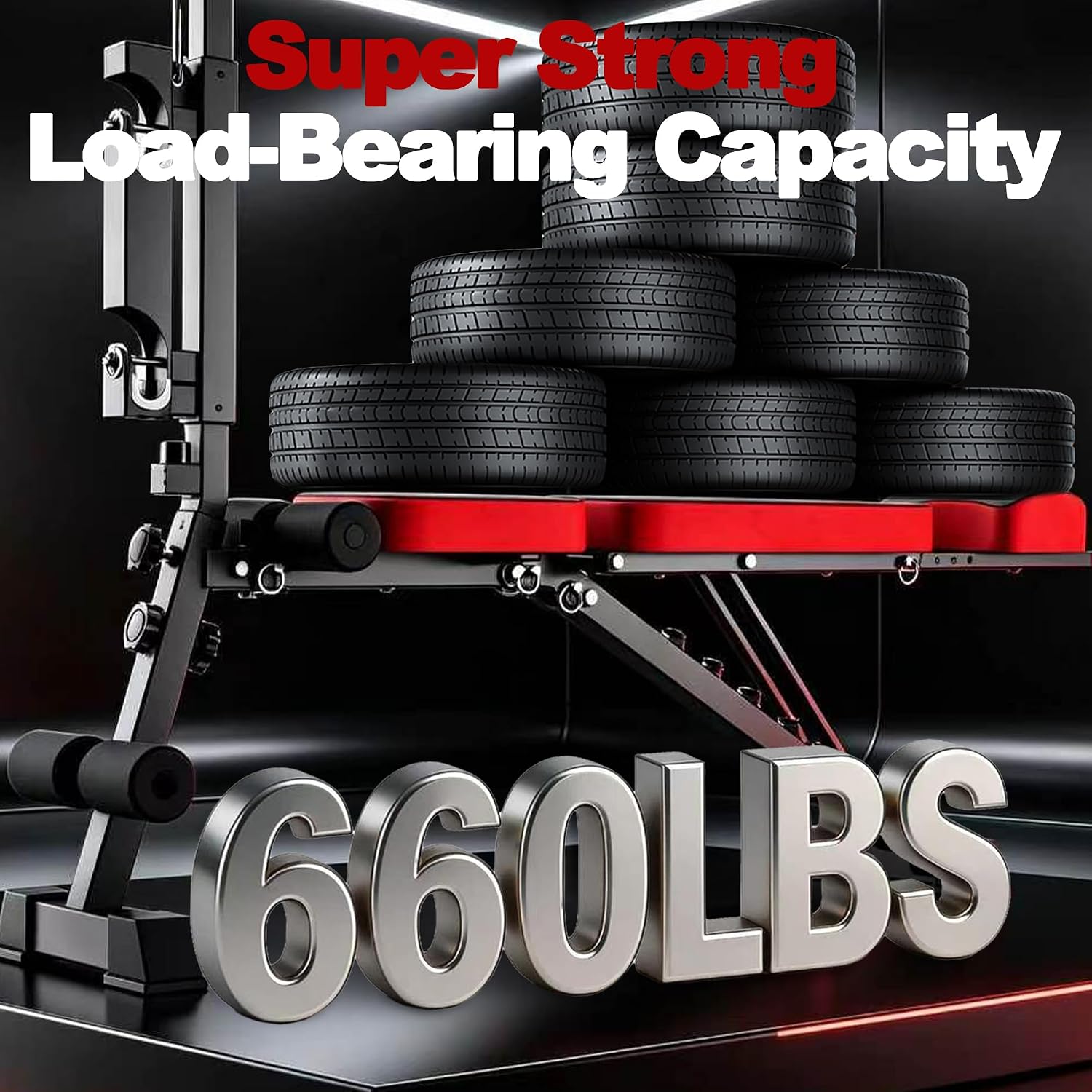Multi‑Function Pulley‑System Adjustable Weight Bench