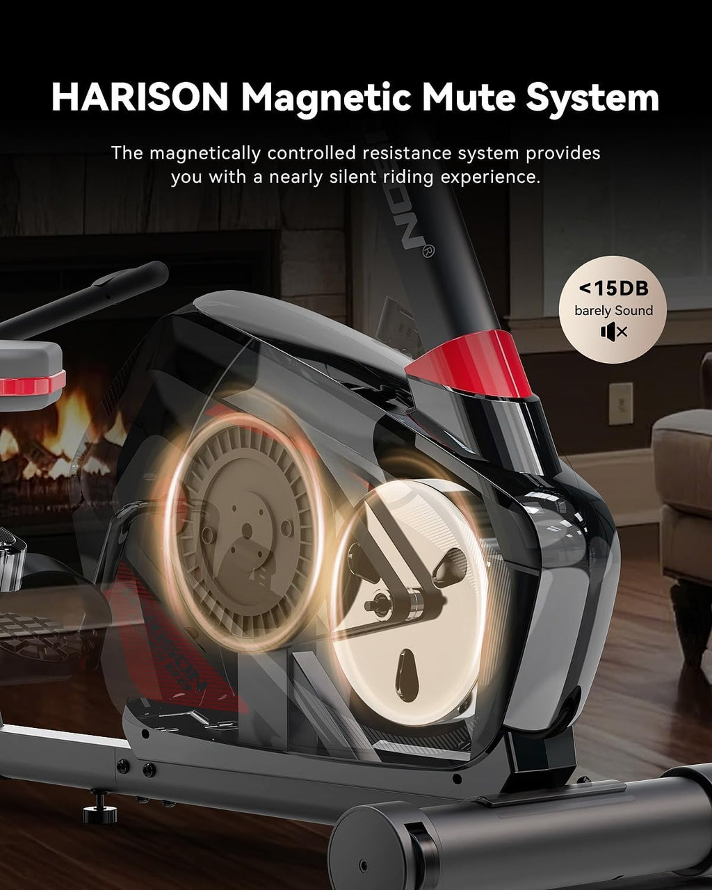 Senior Magnetic Recumbent Bike with Arm‑Leg Workout
