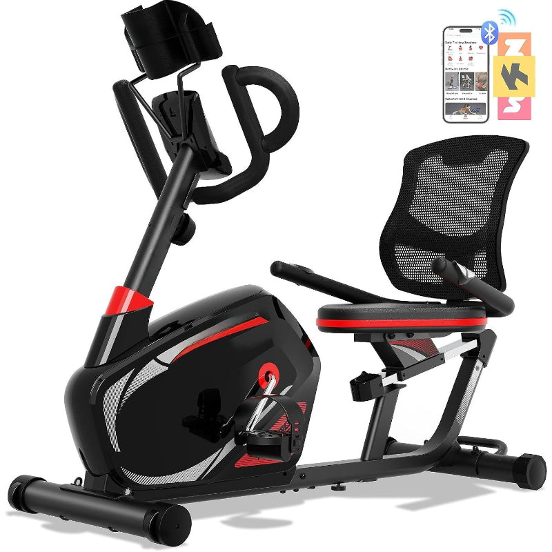 Senior Magnetic Recumbent Bike with Arm‑Leg Workout