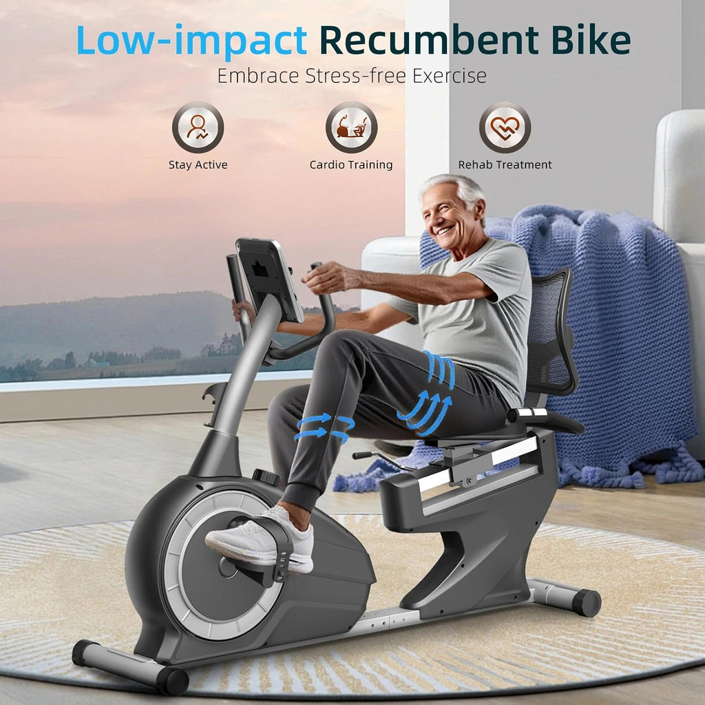 Magnetic Recumbent Exercise Bike for Seniors