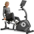 Magnetic Recumbent Exercise Bike with LCD Heart Monitor